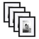 Conjunto de molduras para fotos Designovation Gallery Wood Black 8x10 a 5x7
