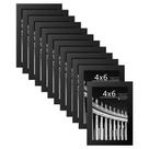 Conjunto de molduras Picrit 4x6 preto para parede ou mesa x12