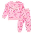 Conjunto de Moletom Barbie para Meninas - Cor Rosa - Ideal para Corrida