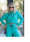 Conjunto de moletom blusa e calça cargo
