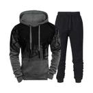 Conjunto De Moletom Camuflado Masculino Outono Inverno Com Capuz E Calças Para Esportes E Corrida