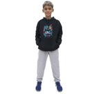 Conjunto de Moletom Canguru Flanelado de Frio Infantil Menino Confortavel Para Escola Dia a Dia