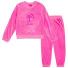 Conjunto de Moletom e Calças de Veludo Barbie para Meninas