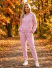 Conjunto De Moletom Feminino Casual Com Capuz E Zíper Frontal Estilo Minimalista Outono Inverno Conjunto De Moletom Feminino Casual Com Capuz E Zíper Frontal Estilo Minimalista Outono Inverno