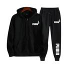 Conjunto De Moletom Feminino Com Capuz, Calças E Blusas Estampadas, 2 Peças, Casaco Casual Com