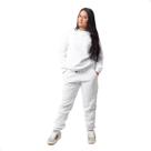Conjunto de Moletom Feminino Gola Careca quentinho e confortável