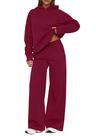 Conjunto de moletom feminino PRETTYGARDEN 2 peças com moletom e calça pantalona M Conjunto de moletom feminino PRETTYGARDEN 2 peças com moletom e calça pantalona M