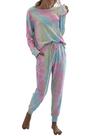 Conjunto de Moletom Feminino PRETTYGARDEN Tie Dye Duas Peças XL