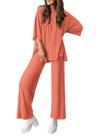Conjunto de Moletom Feminino PRETTYGARDEN Verão Melancia Tamanho L