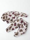 Conjunto de Moletom Infantil Love Bear Branco