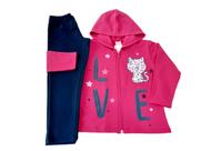 Conjunto de Moletom Infantil Menina Rovitex Conjunto de Moletom Infantil Menina Rovitex