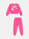 Conjunto de moletom infantil pink H7196 Momi