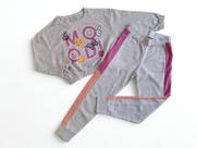 Conjunto de Moletom Infantil Smile Cinza