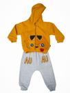 Conjunto de moletom inverno c/ capuz bebê boca grande Conjunto de moletom inverno c/ capuz bebê boca grande