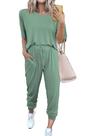 Conjunto de Moletom PRETTYGARDEN Dois Peças Verde G