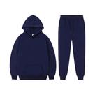 Conjunto De Moletom Unissex De Cor Sólida Com Capuz, Calças De Fleece Polar De Manga Longa, Casual