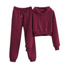 Conjunto de moletons GTLIAE para mulheres de 2 peças com forro de lã
