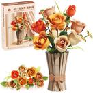 Conjunto de Montagem Buquê de Rosas de Outono Bagari Store 868 peças Conjunto de Montagem Buquê de Rosas de Outono Bagari Store 868 peças