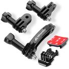 Conjunto de montagem de capacete MiPremium Rotary Extension para GoPro
