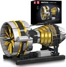 Conjunto de Montagem de Motor de Avião Mould King 2256 Peças Brinquedo STEM