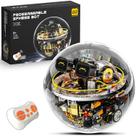 Conjunto de Montagem de Robô UNCLE BRICK Programável com Controle Remoto e LED