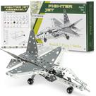 Conjunto de montagem Fighter Jet MALUVRIAN Metal Model 158 unidades