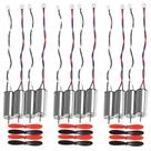 Conjunto de motores AEDIKO 8520 escovado 8,5x20mm 3-5V 0,15A 35000-50000 RPM