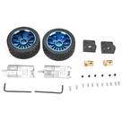 Conjunto de motores de engrenagem Wytino DC 6V 280RPM 25GA370 com suporte e roda