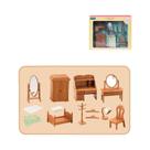 Conjunto De Móveis De Cozinha E Banheiro Em Miniatura Para Casa De Bonecas, Escala 1/12, Brinquedos