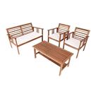 Conjunto de Móveis de madeira em tecido impermeável para Jardim Piscina ou Varanda Lisboa