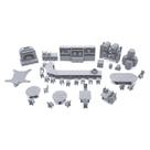 Conjunto de móveis Tavern Bar EnderToys em miniaturas de 28 mm impressas em 3D