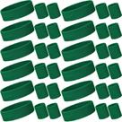 Conjunto de néon Sweatband Bememo, 36 peças, verde escuro para crianças