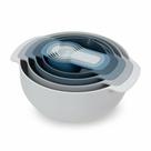 Conjunto de nidificação Joseph Joseph de 9 peças em azul celeste com taças de mistura