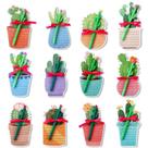 Conjunto de notas adesivas Eaasty Cactus, 24 unidades com caneta para presente de Natal