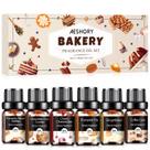 Conjunto de óleos essenciais Aeshory Bakery Fragrance 6x10ml