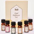 Conjunto de óleos essenciais Dukhni Oud Diffuser 6x10ml Pure Oudh Conjunto de óleos essenciais Dukhni Oud Diffuser 6x10ml Pure Oudh