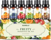 Conjunto de óleos essenciais Hanolly Fruity Scents 6x10ml para difusor