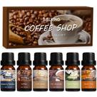 Conjunto de óleos essenciais SALKING Coffee Shop para difusor e vela
