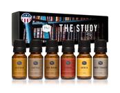 Conjunto de óleos perfumados P&J Trading The Study Leather Coffee Books