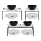 Conjunto de Organizadores Aramados - 3 Peças Light Preto para Sua Cozinha Moderna!