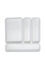 Conjunto de Organizadores Dasplast 4 Peças Plástico Branco Conjunto de Organizadores Dasplast 4 Peças Plástico Branco