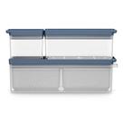 Conjunto de Organizadores de Geladeira Experience Empilhável 3 Unidades Electrolux