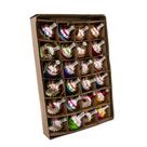 Conjunto de ornamentos Kurt Adler Early Years Mini Glass 24 bolas/refletor