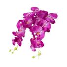 Conjunto De Orquídeas Artificiais De 69cm De Altura, 2 Peças, Toque Real, 9 Cabeças, Flores Falsas