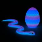 Conjunto de ovos de cobra e dragão impresso em 3D WUQIREN Luminous-Rainbow Conjunto de ovos de cobra e dragão impresso em 3D WUQIREN Luminous-Rainbow