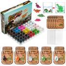 Conjunto de ovos de dinossauro para incubação, Sratte, 60 unidades com cartões de dinossauro