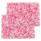 Conjunto de painéis de parede de flores U'Artlines Artificial Silk Hydrangea Rose