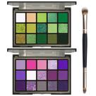 Conjunto de paletas de sombras UCANBE Green Purple Shimmer Matte