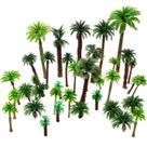 Conjunto de palmeiras OrgMemory 36 unidades para plástico Model Train de 3 a 16 cm