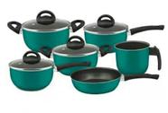 Conjunto de panelas 06 pçs antiaderente Marpal com Teflon